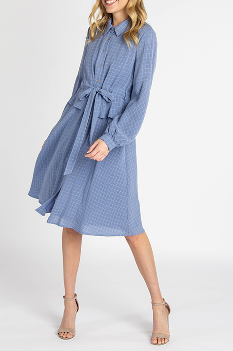 knee length dresses for ladies Elegant Rana Fit and Flare Midi Dress