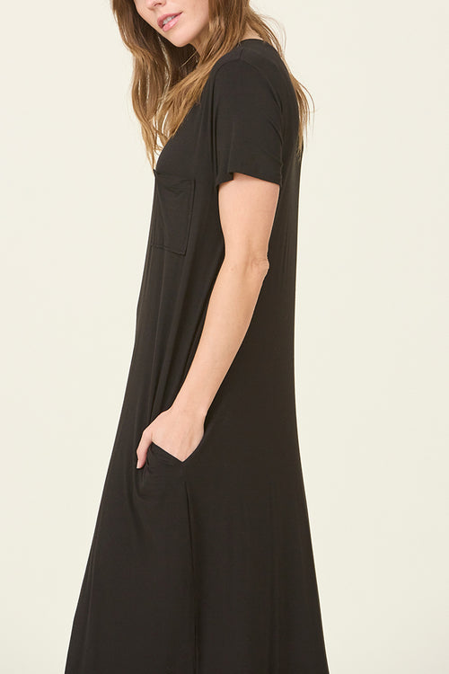 Nima Soft Modal T-shirt Maxi Dress
